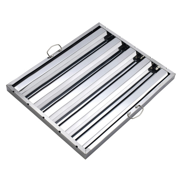 Winco HFS-2025 20"W x 25"H Stainless Steel Hood Filter