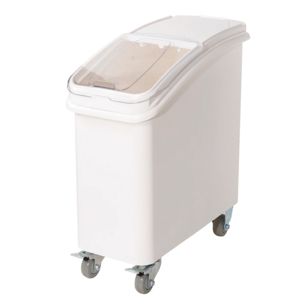 Winco IB-21 21 Gallon Ingredient Bin with Brake Casters and Scoop