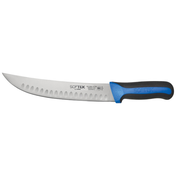 Winco KSTK-103 10" Cimeter Knife, Hollow Ground Edge