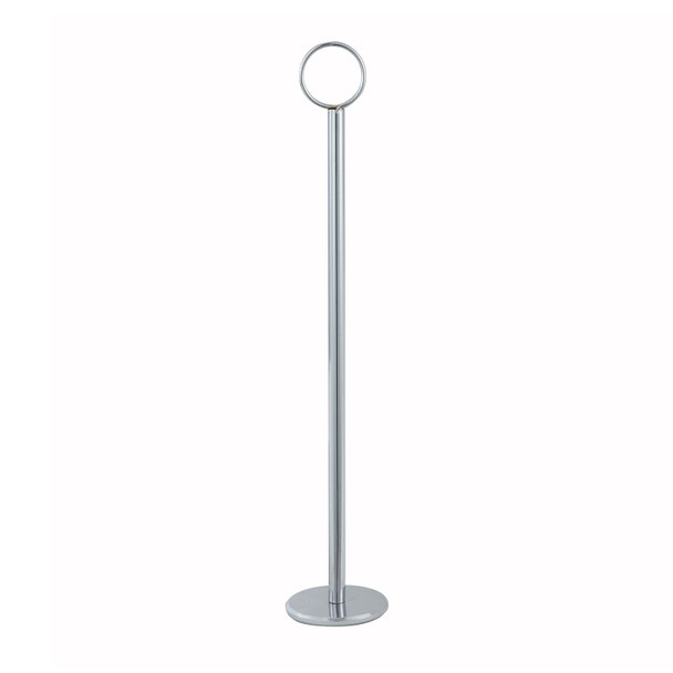Winco TBH-8 Stainless Steel Table Number Holder, 8"H