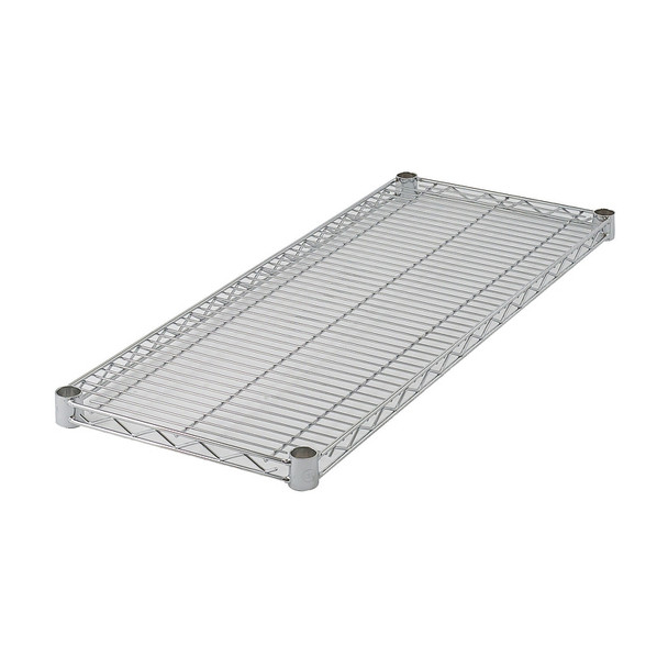 Winco VC-1848 18" x 48" Chrome Wire Shelf