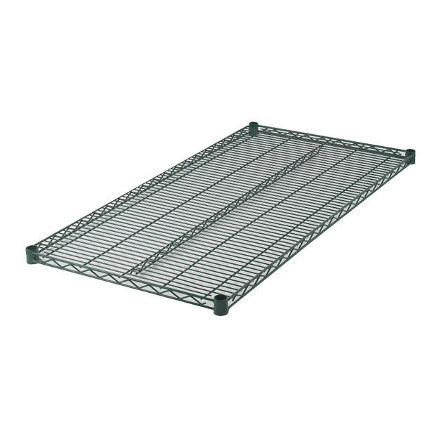 Winco VEX-2472 24" x 72" Green Epoxy Wire Shelf