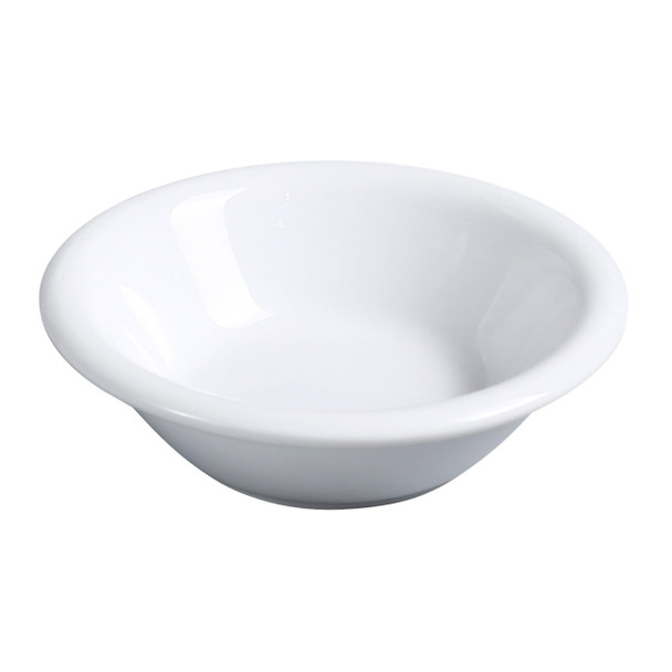 Yanco AC-11 5 oz. Super White Porcelain Fruit Bowl - 36/Case