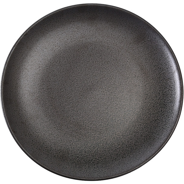 Yanco DB-107 Black 7" Round Coupe China Plate - 36/Case