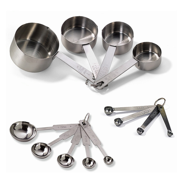 Tablecraft H726 Bakers Dozen Measuring Set, 13-Pieces/Pack