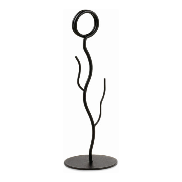 Tablecraft BKB8 8" Branch Number Holder, Black Powder Coated Metal