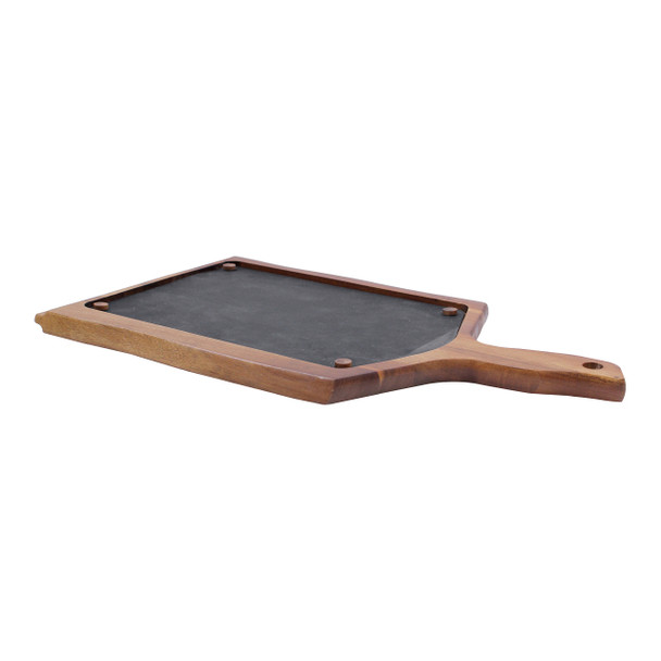 Tablecraft UCW10 Acacia Cast Iron Underliner, 15-3/4"x9"x5/8", Detachable Tablecraft UCW10 Acacia Cast Iron Underliner, 15-3/4"x9"x5/8", Detachable