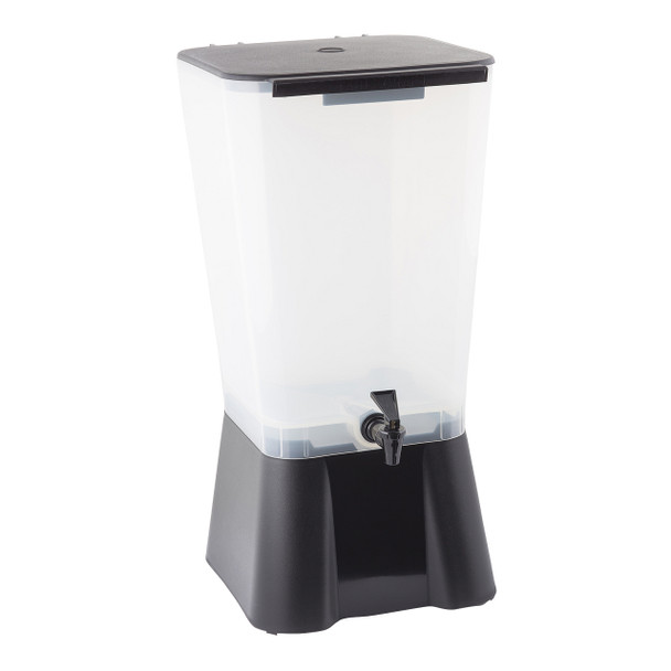 Tablecraft 1053 Single Black Beverage Dispenser, 5 Gallon