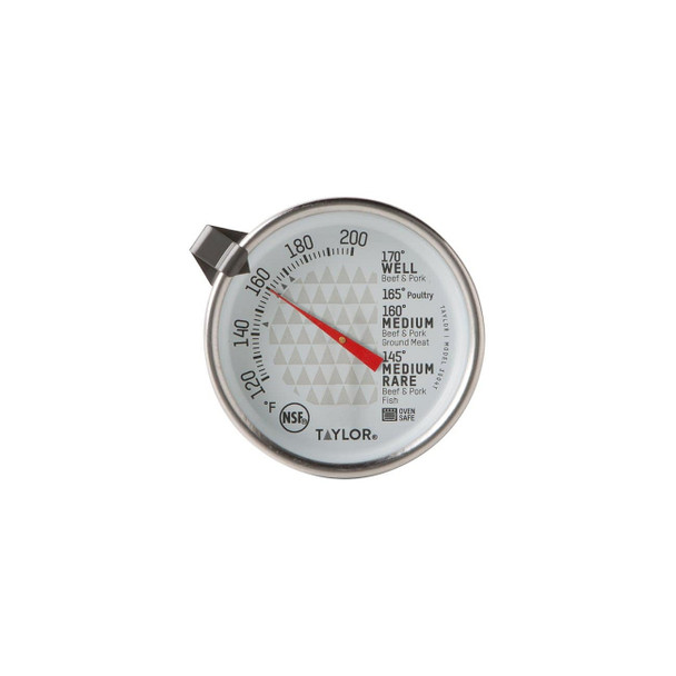 Taylor 3504 Meat Thermometer, 2" Dial, 4.5" Stainless Stem