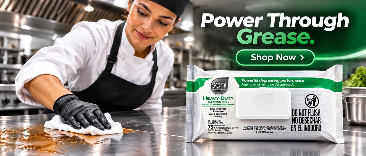 Buy Sani Professional A12345 at Win Depot! Heavy-Duty Cleaning Wipes.