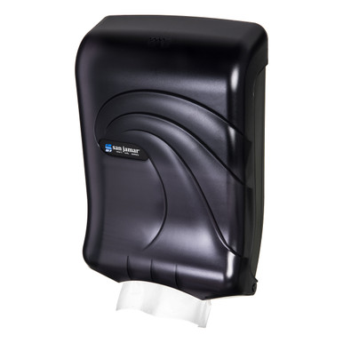 San Jamar T1755TBL Paper Towel Dispenser, C-Fold/Multi-Fold - Win