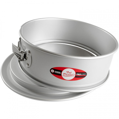 Fat Daddio's PSF-103 ProSeries 10 x 3 Anodized Aluminum Springform Cake  Pan