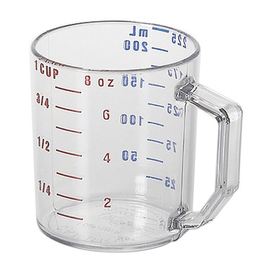 Carlisle 43144-07 Clear Polycarbonate Measuring Cup, 2 Quart - Win Depot