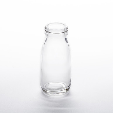 American Metalcraft GMB8 8 oz. Glass Milk Bottle