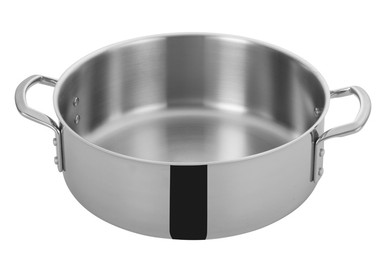 Winco SSLB-20 20 qt Stainless Steel Braising Pot