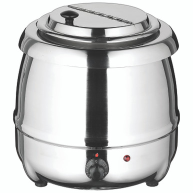 Thunder Group Soup Warmer 10.5Qt S/S BLack