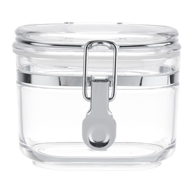 Tablecraft 10106 Spice Jar, 2 oz., Glass, Resealable Stainless Top - Win  Depot