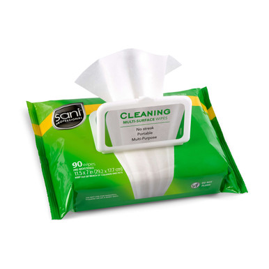 Sani Professional P0432P Multi Surface Cleaning & Degreaser Wipes