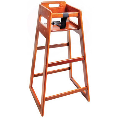 wooden pub height high chair