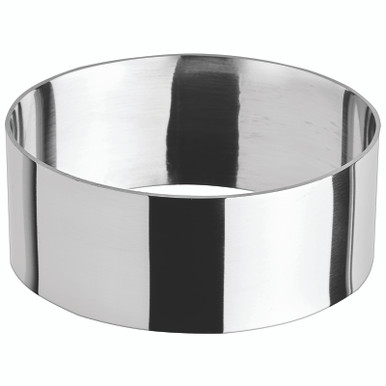 Mercer Culinary 2 x 3 Stainless Steel Ring Mold - M35512