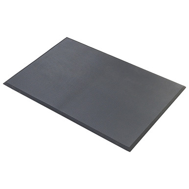 Anti-Fatigue Rubberized Gel Foam Floor Mat, Black