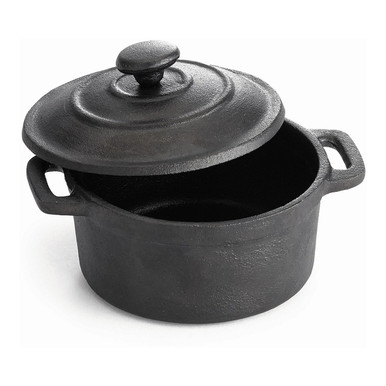 Winco CAST-10, 10-Inch Dia FireIron Cast Iron Skillet