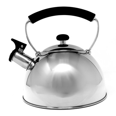 Oggi Silver Whistling Stainless Steel 85 oz Tea Kettle