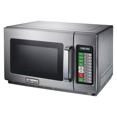 Vollrath 40830 Stainless Steel Commercial Microwave Oven with Manual  Controls - 120V, 1000W