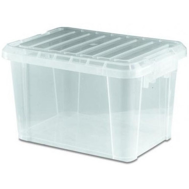 Araven 01172 Food Storage Container & Lid, 30 qt., 20-7/8 x 15-5/8 x  6-1/4 - Win Depot