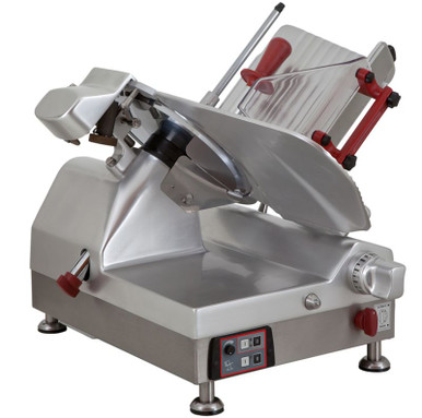 Global Solutions GS1600 9 Manual Meat Slicer, Gravity Feed - Win Depot