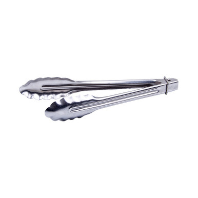 Winco (UT-9LT) 9 Medium Weight Stainless Steel Utility Tongs