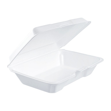 Dart 1-Compartment Foam Take-Out Container, 9 x 9, 200/Case