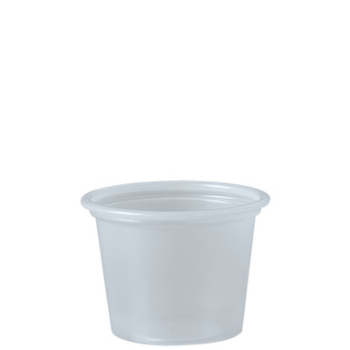 CM Plastic Sauce Cups 1 oz. - 2500/Case