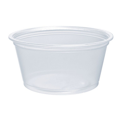 SOLO Plastic Souffle Portion Cups, 2 oz., Translucent, 2500 Per Case  DCCP200N - The Home Depot