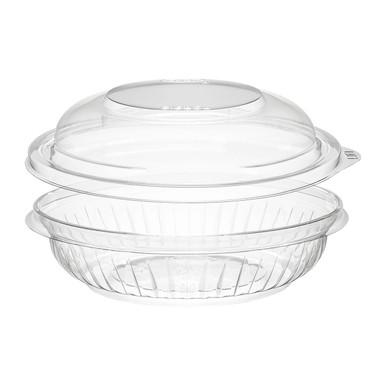 DART PresentaBowls 12 oz. Clear Bowls w/ Dome Lids - 252/Case