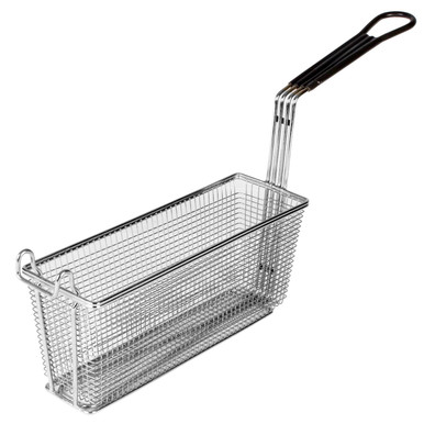 13 x 12 1/4 x 5 3/8 Fryer Basket with Front Hook