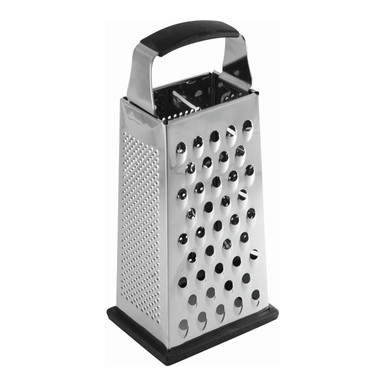 Stainless Steel Box Grater with 4 Sides Non-Stick Mirror Finish – Life Handy