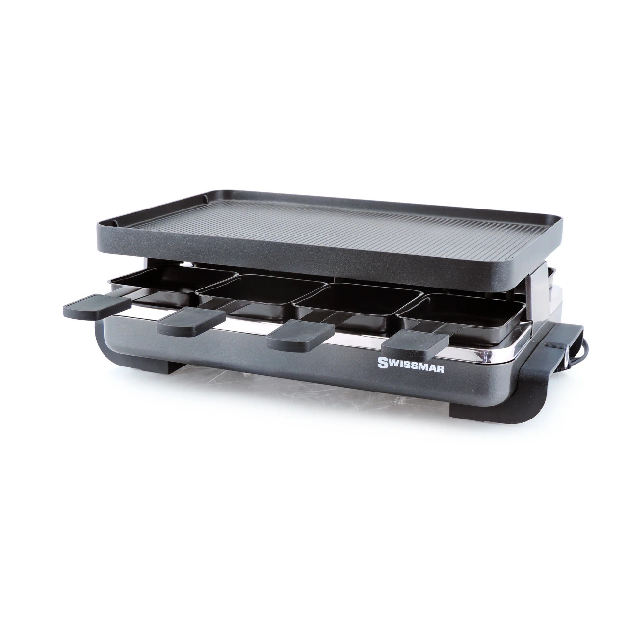 Swissmar 8 Person Raclette Cast Iron Grill Black - Olsson