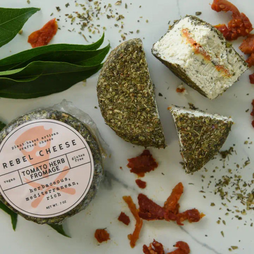 Rebel Vegan Cheese Tomato Herb Fromage Style