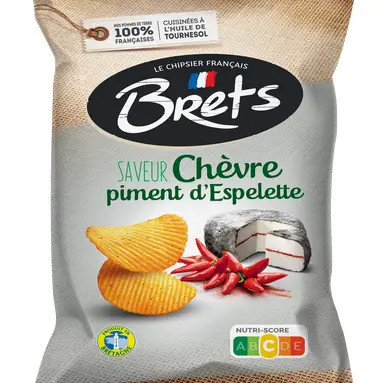 Brets French Chips Chevre and Espelette pepper 