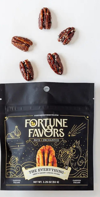 Fortune Favors the Spicy Candied Pecans 3.25 oz Pouch - Olsson's