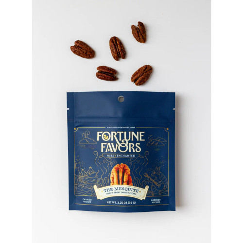 Fortune Favors The Mesquite Pecans 3.25 oz Pouches 