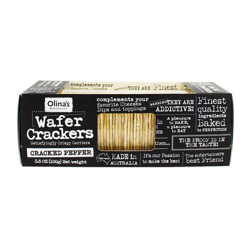 Olina's Crackers - Cracked Pepper