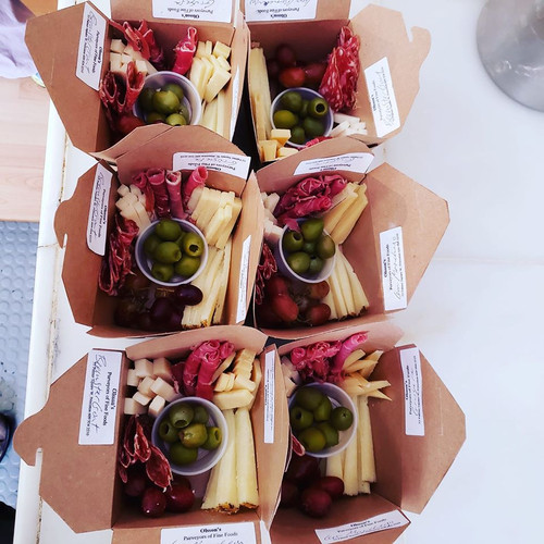 Single Happy Hour Cheese and charcuterie Box