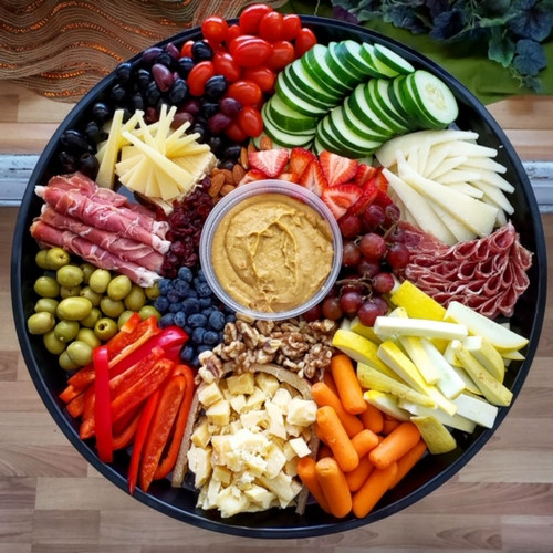 Mixed Veggie and Charcuterie Platter 