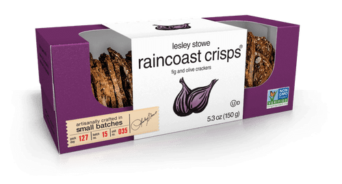 Lesley Stowe Raincoast Crisps Fig and Olive 6 Oz