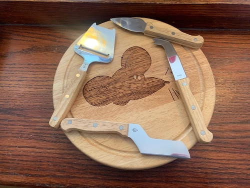Olsson's Exclusive Klaus the Mouse Cheese Board and Tools Set