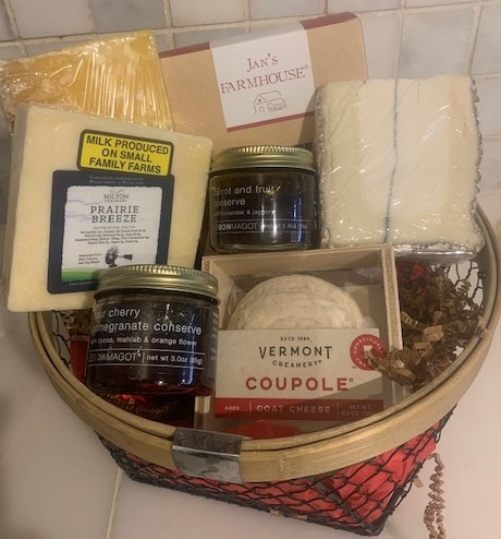 American-Made Cheeses Basket