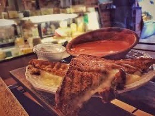 Tomato Soup and Grilled Cheese Bites