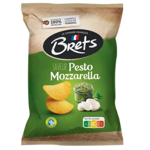 Brets Mozzarella Pesto chips 